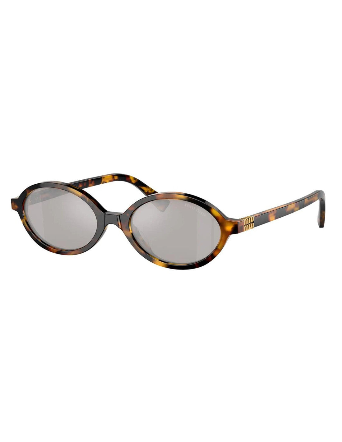Miu Miu- Oval Shape Black Tortoise