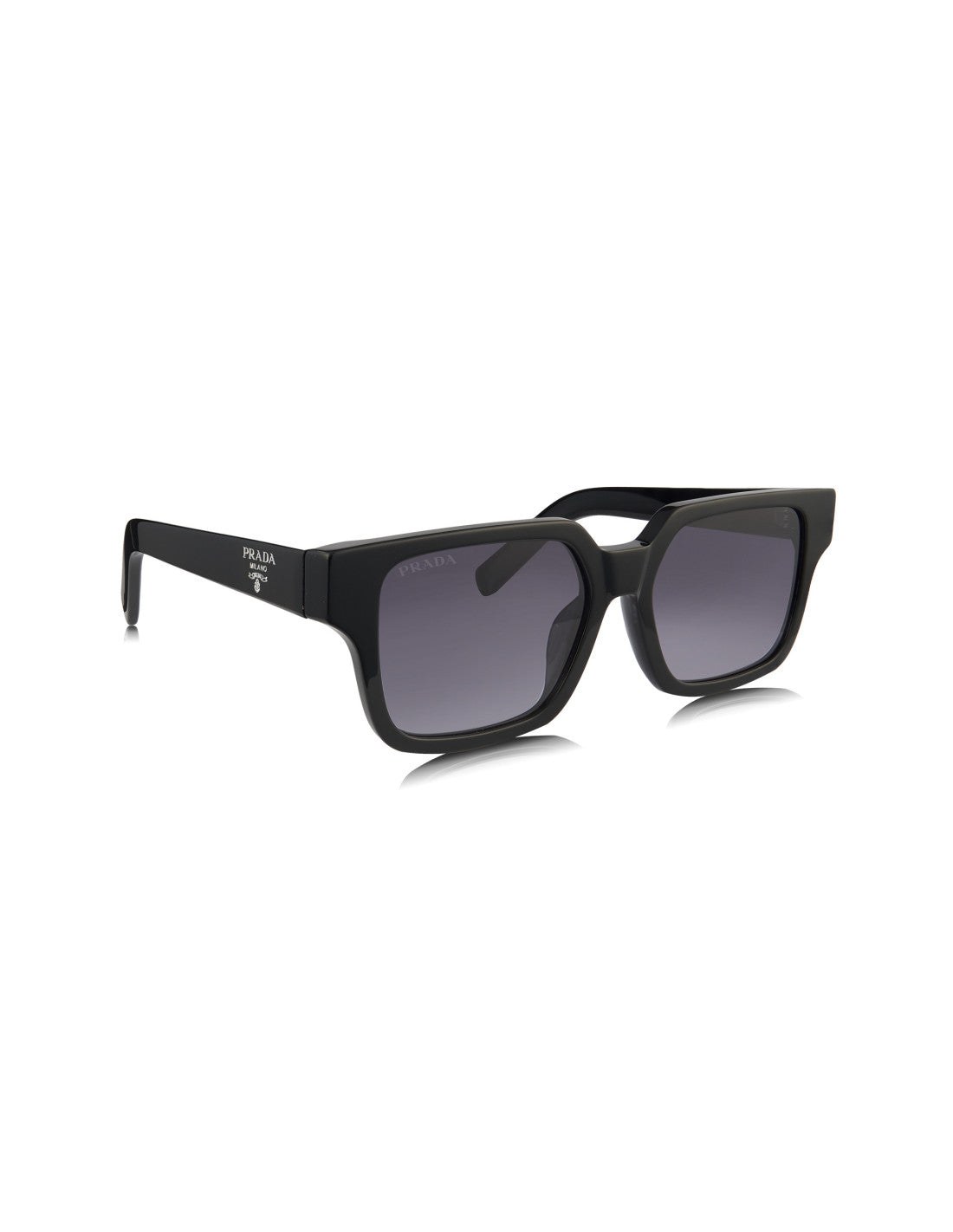 Prada - Square Shape Black silver