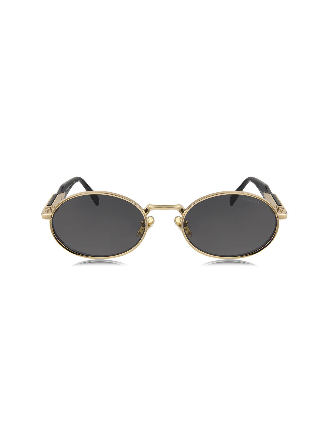 Prada - Oval Shape Pale Gold Dark Grey