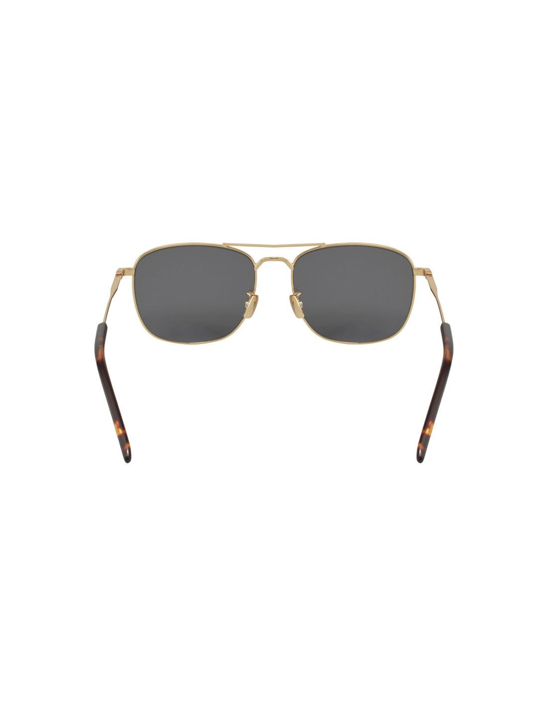 SAINT LAURENT - Pilot Square Shape Gold Black