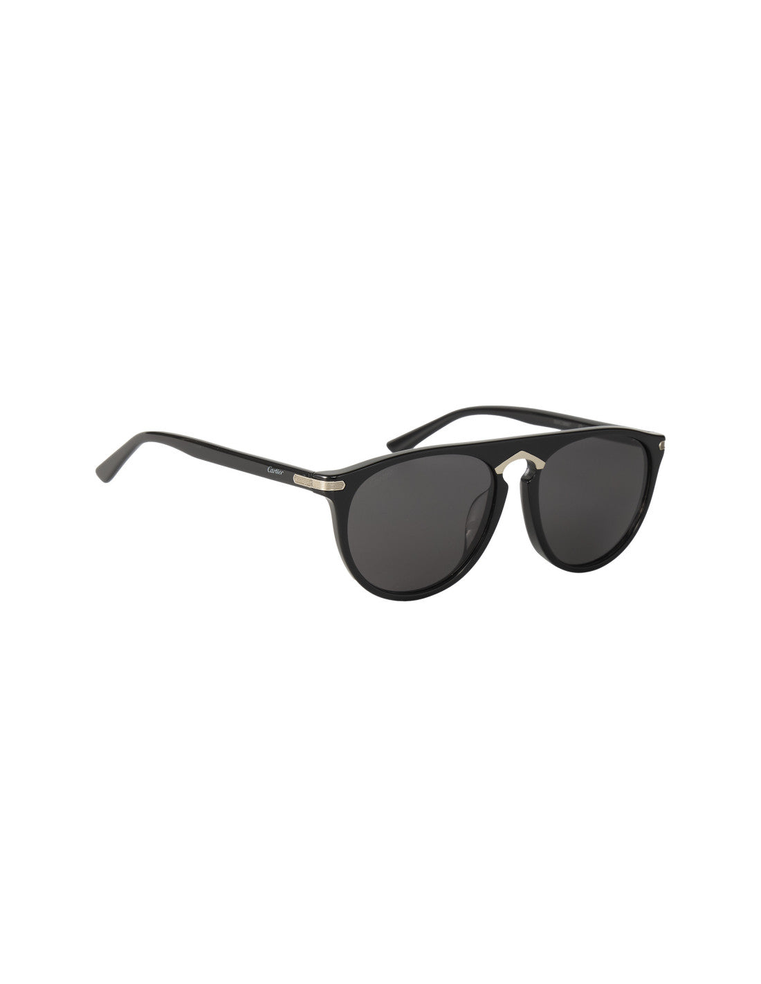 Cartier - Aviator Black Silver Gray