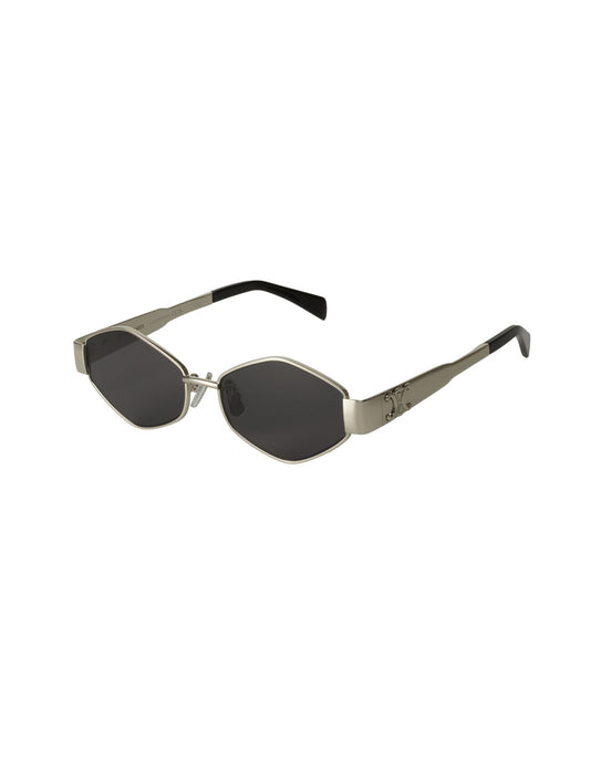 Celine - Geometric Shape Gray Silver