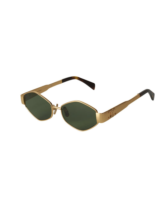 Celine - Geometric Shape Gold Black