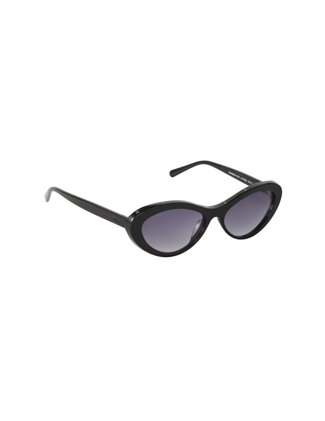 Chanel - Oval Shape Negro Gris