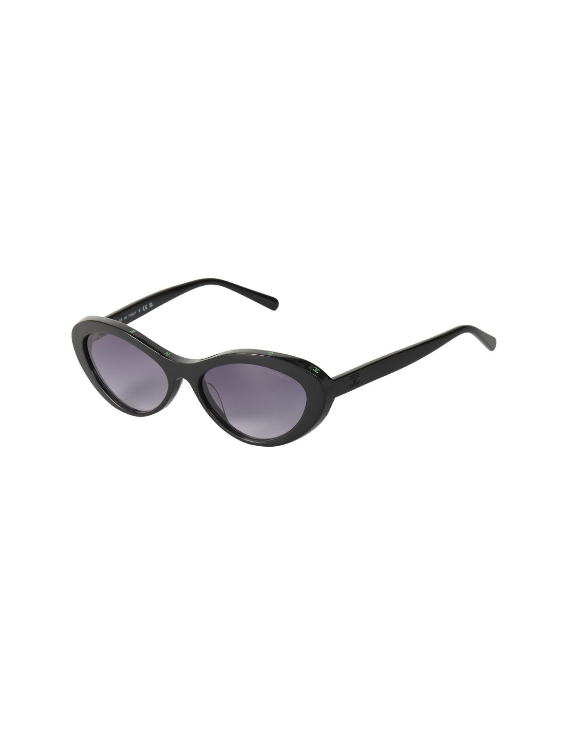 Chanel - Oval Shape Negro Gris