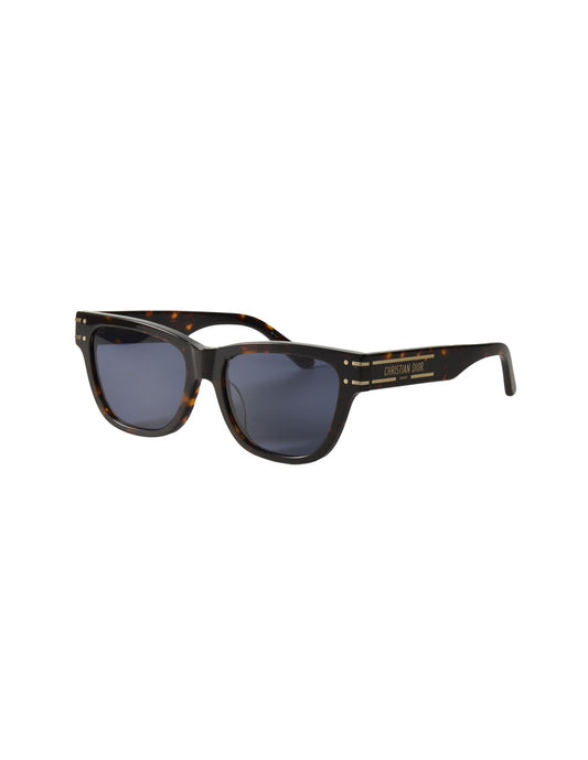 Dior - Square Shape Tortoise Blue