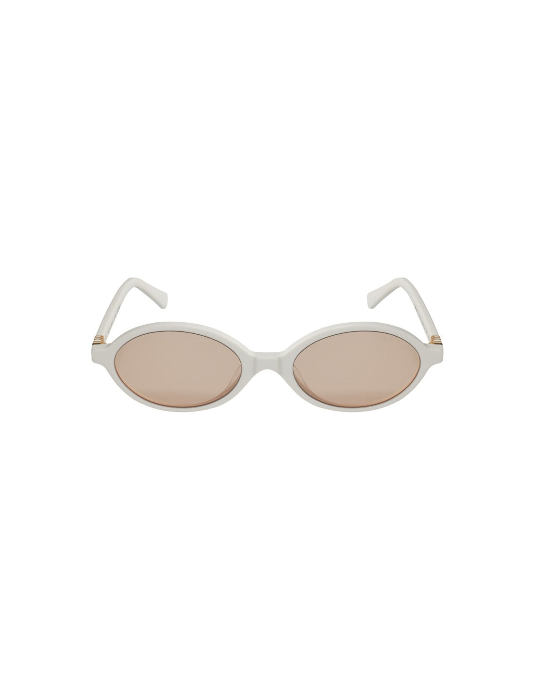 Miu Miu- Oval Shape White Orange