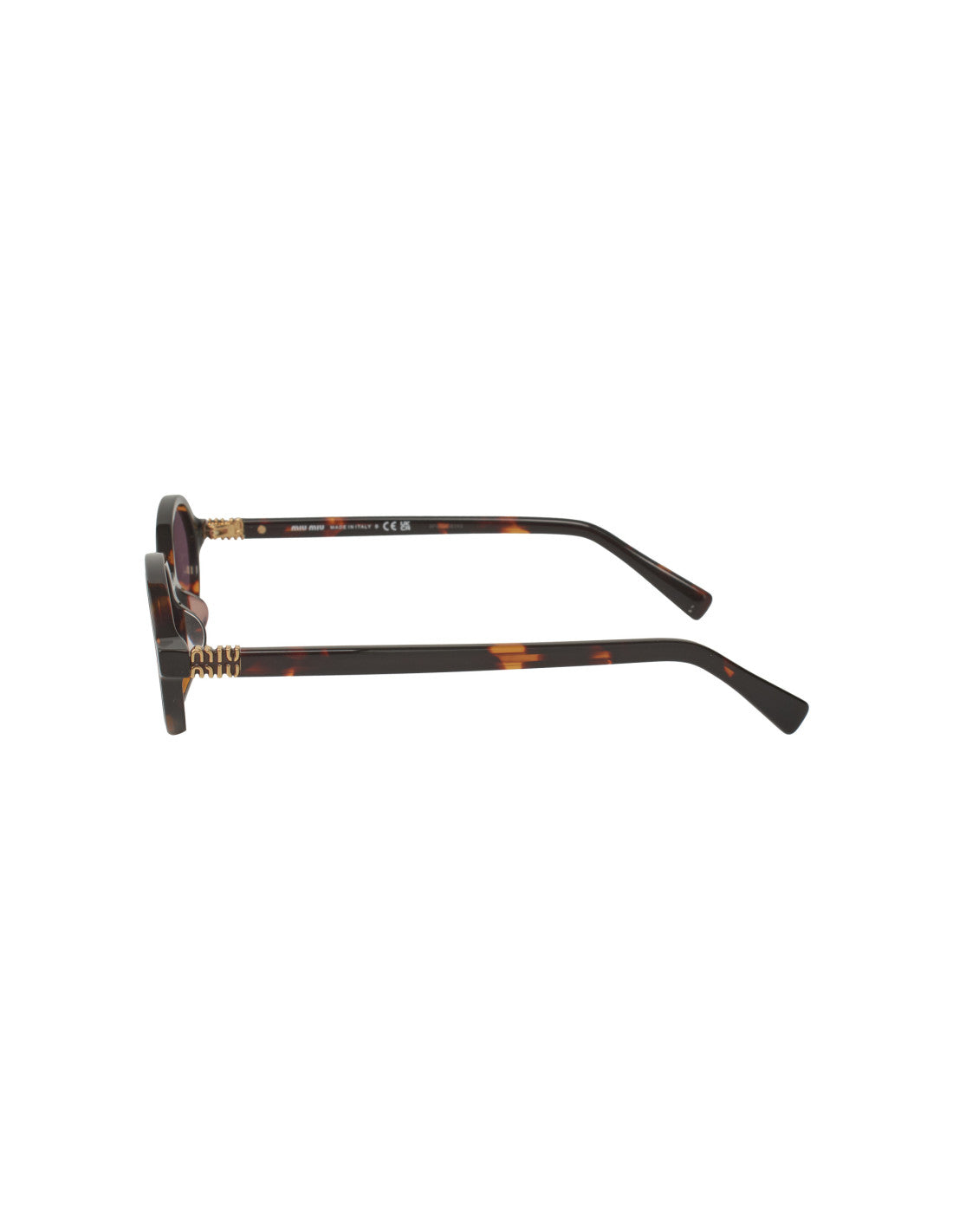 Miu Miu - Oval Shape Tortoise Wine