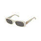 Miu Miu - rectangle shape White Gold