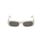 Miu Miu - rectangle shape White Gold