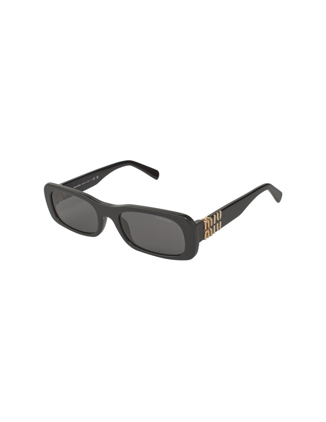 Miu Miu - rectangle shape Black Gold