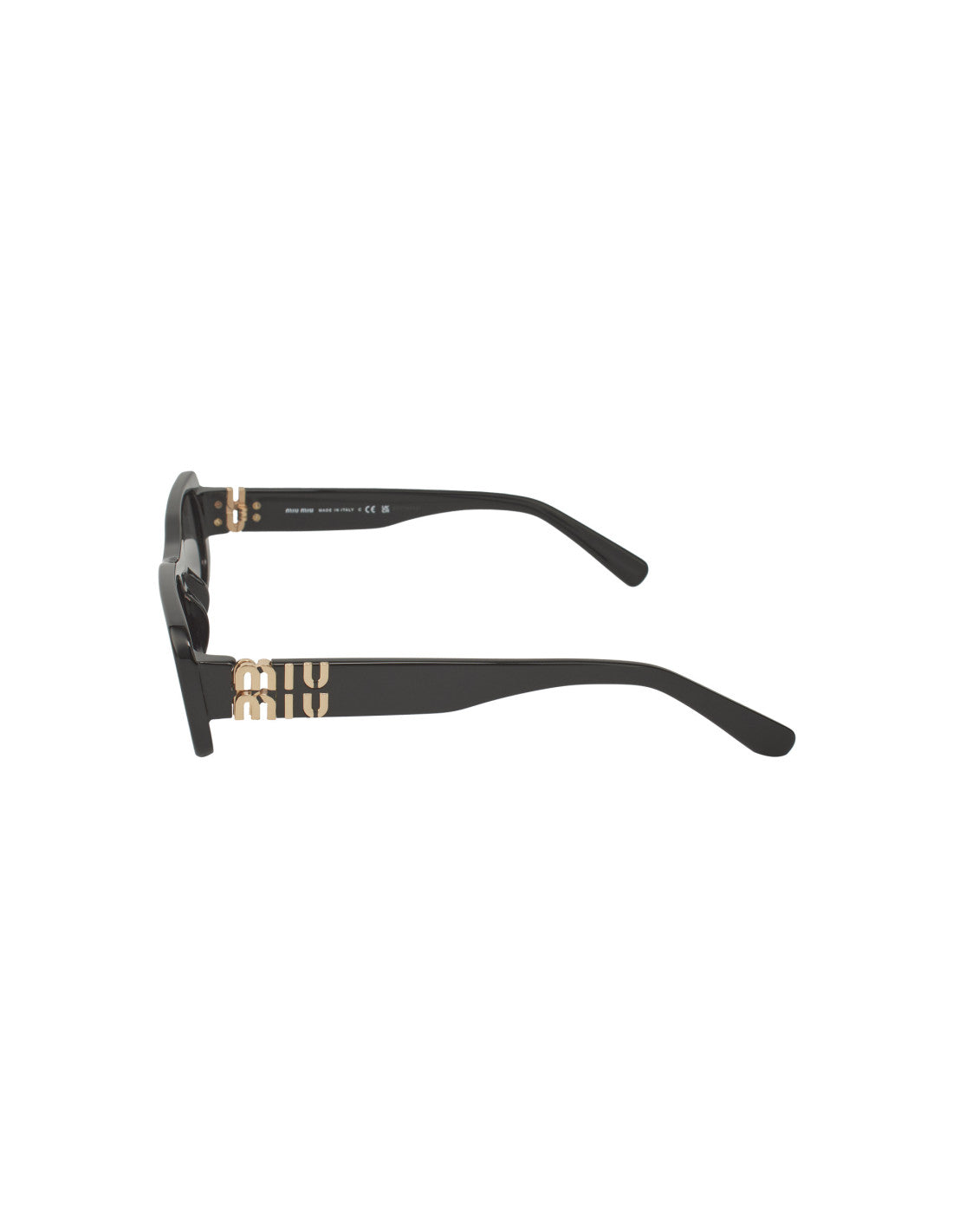Miu Miu - rectangle shape Black Gold