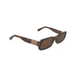 Miu Miu - rectangle shape Tortoise Gold