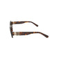 Miu Miu - rectangle shape Tortoise Gold