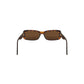 Miu Miu - rectangle shape Tortoise Gold