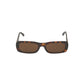 Miu Miu - rectangle shape Tortoise Gold
