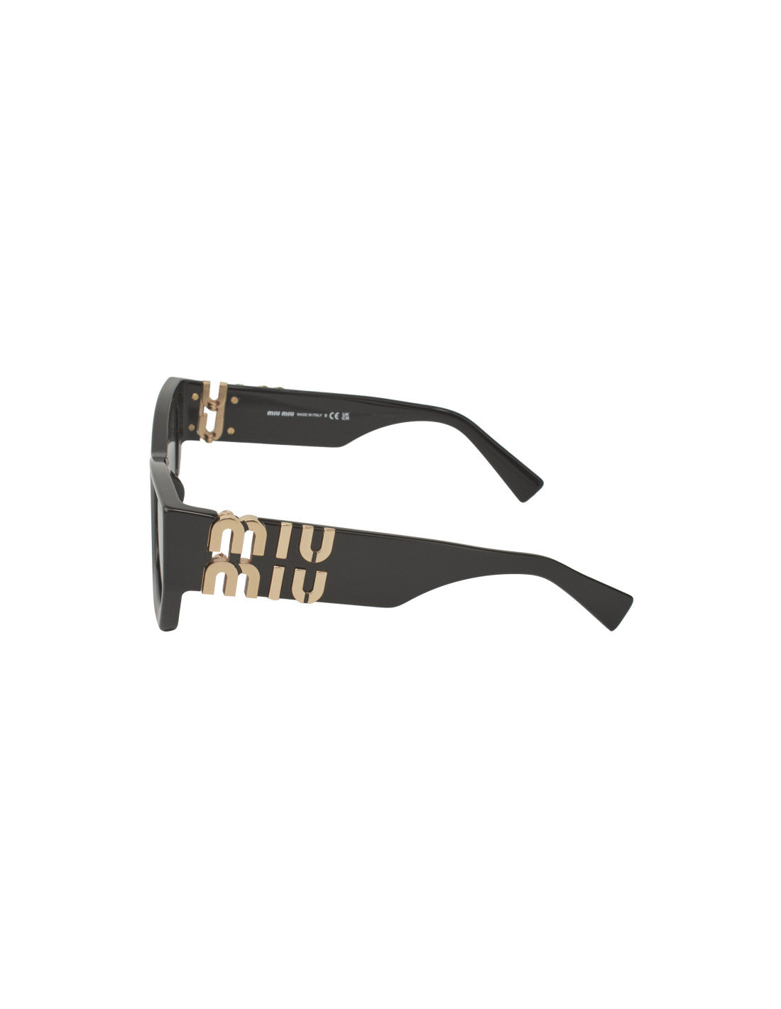 Miu Miu - Square Shape Black Gold