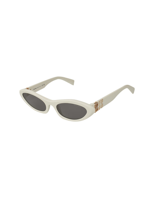 Miu Miu - Oval Shape White Black