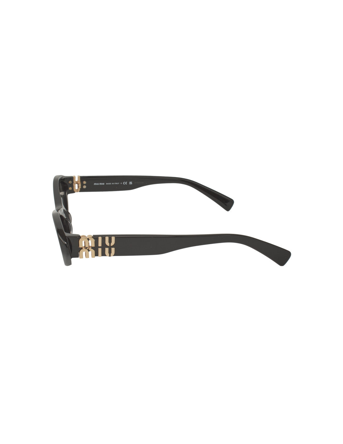 Miu Miu - Oval Shape Black Gold