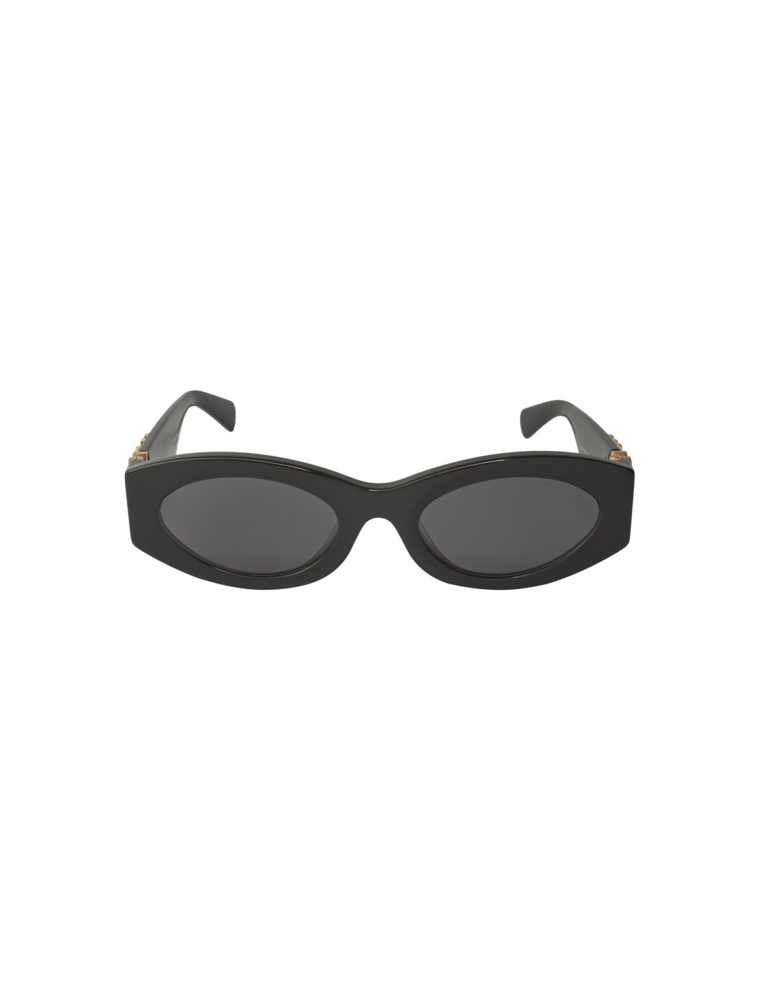Miu Miu - Oval Shape Black Gold