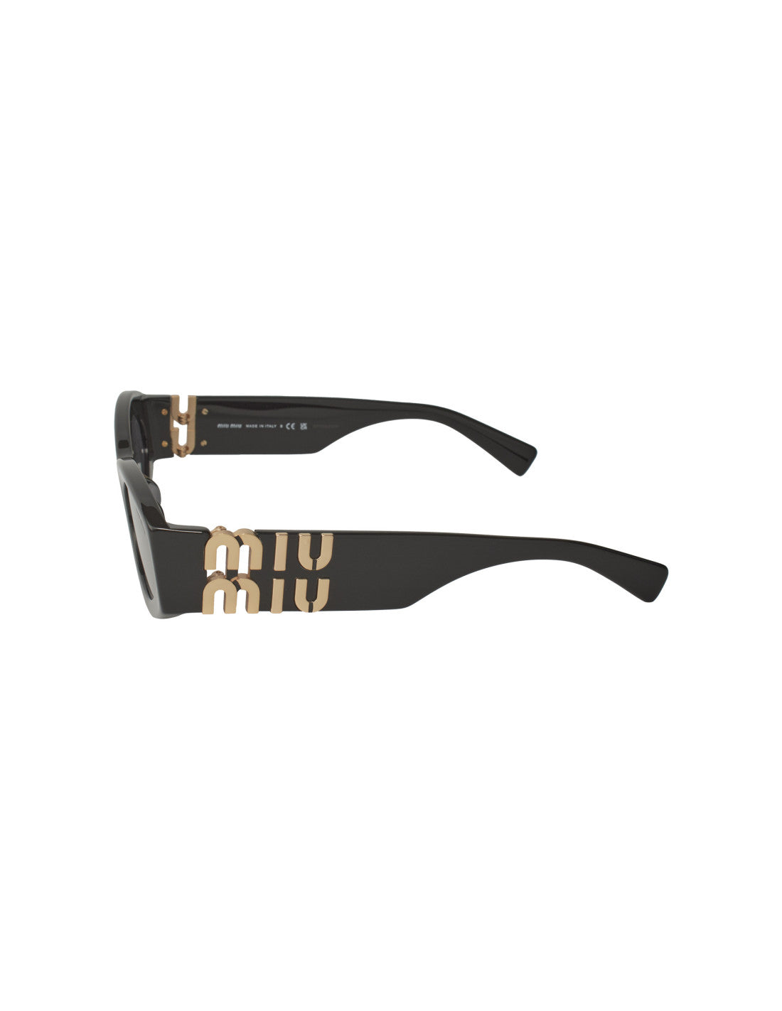 Miu Miu - Oval Shape Black Gold