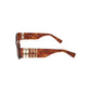 Miu Miu - Oval Shape Brown Tortoise