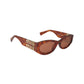 Miu Miu - Oval Shape Brown Tortoise