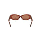 Miu Miu - Oval Shape Brown Tortoise