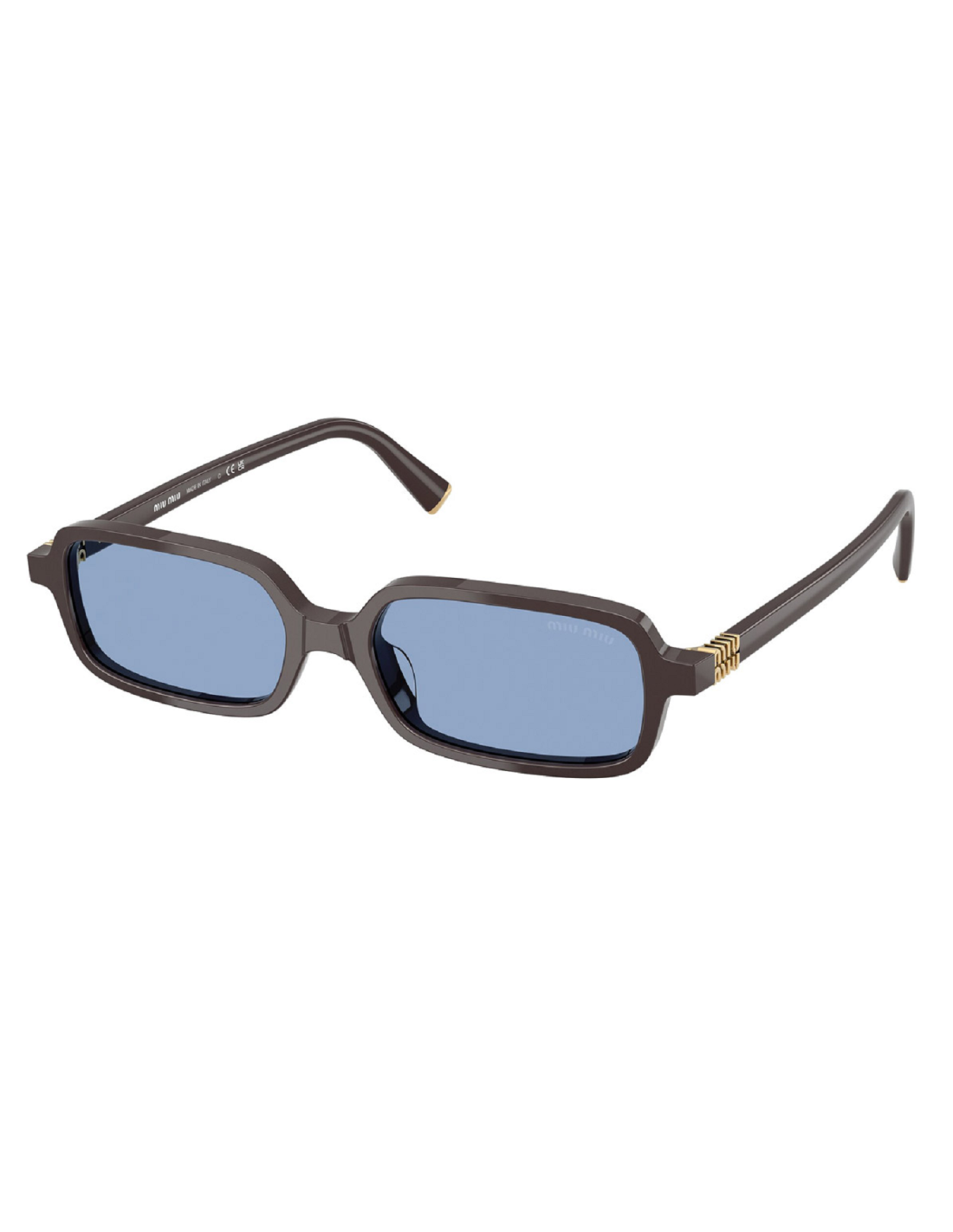 Miu Miu- Regard Rectangular Black Blue