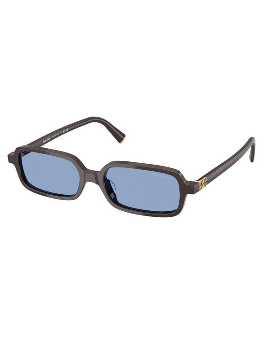 Miu Miu- Regard Rectangular Black Blue