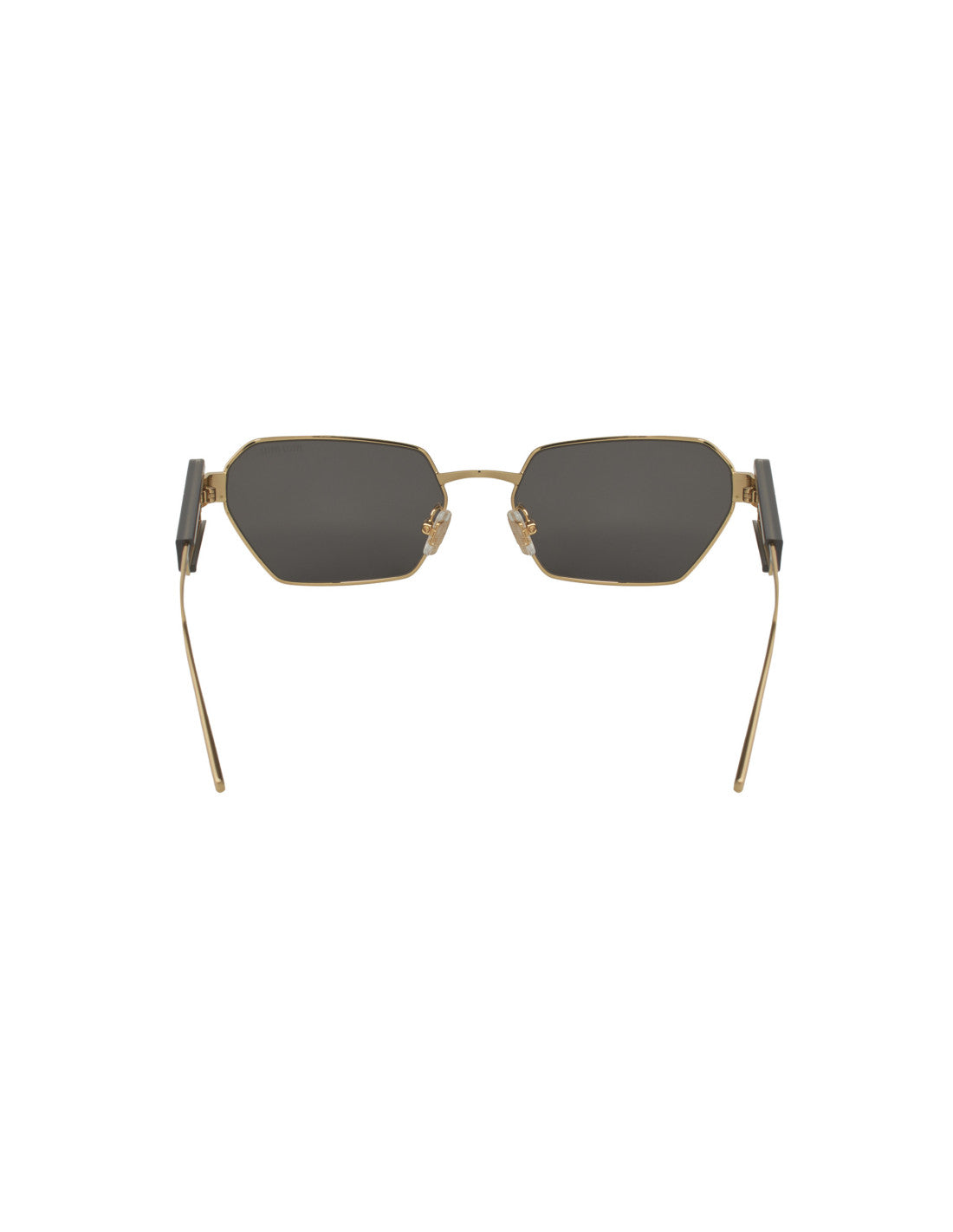 Miu Miu - Square Shape Gold Black