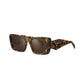 Prada - Oversized rectangular Honey Havana