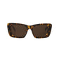 Prada - Oversized rectangular Honey Havana