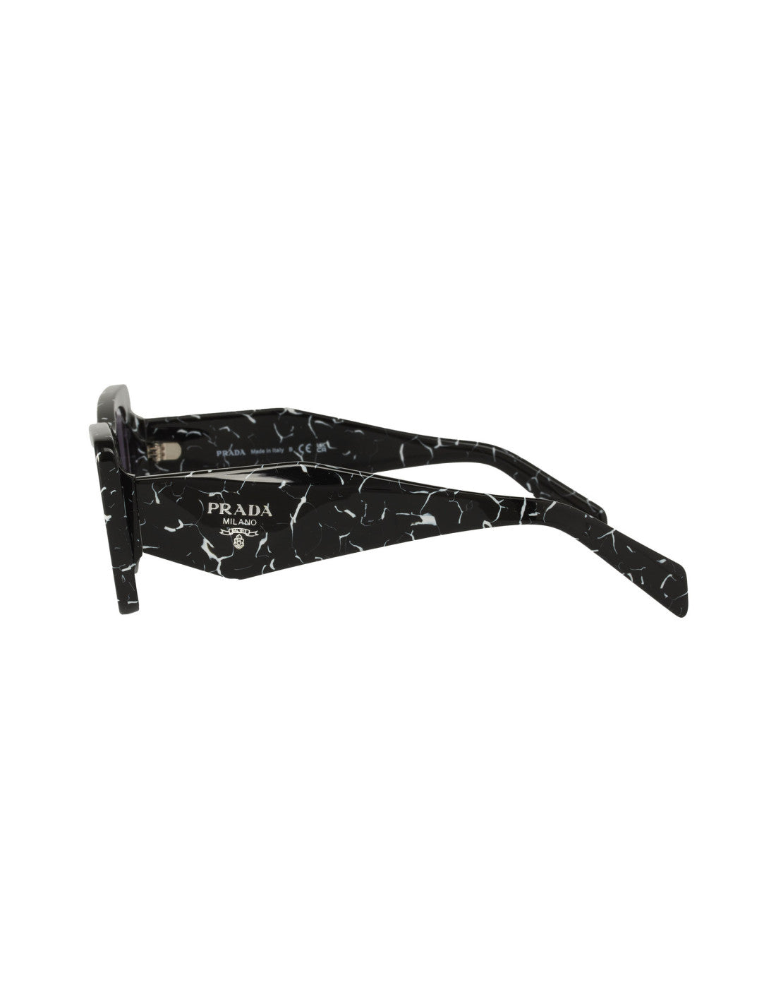 Prada - Oversized rectangular Marble Violet