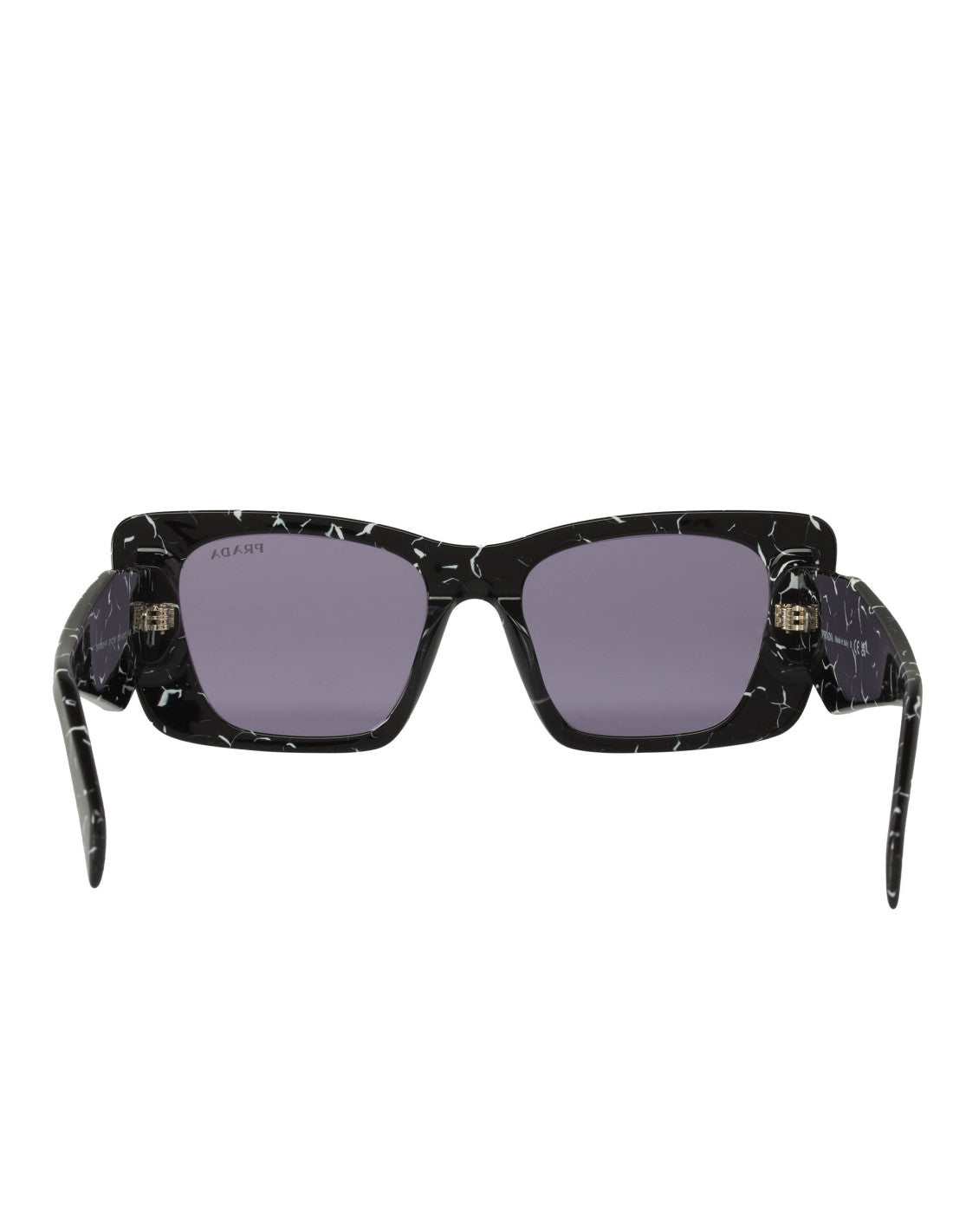 Prada - Oversized rectangular Marble Violet