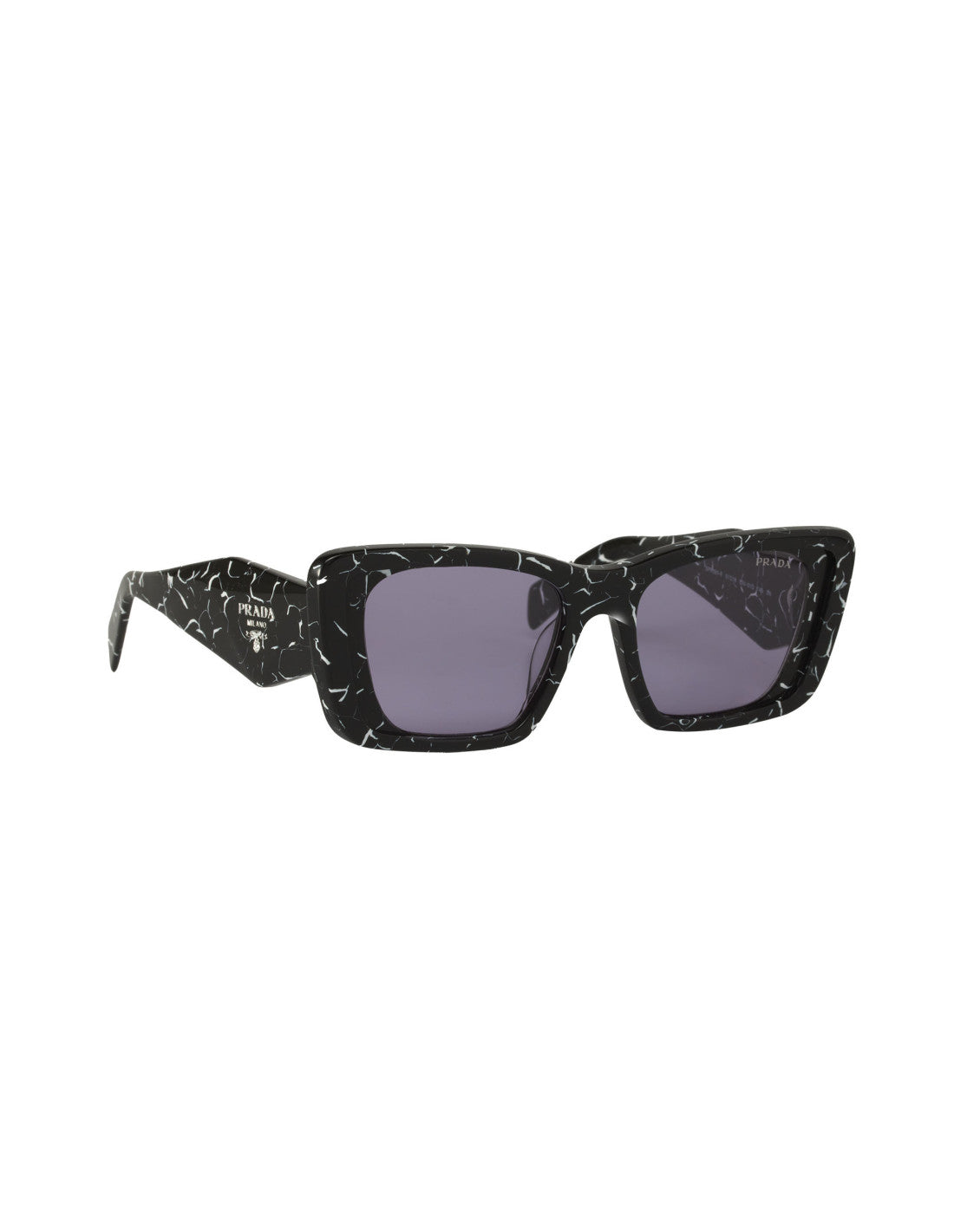 Prada - Oversized rectangular Marble Violet
