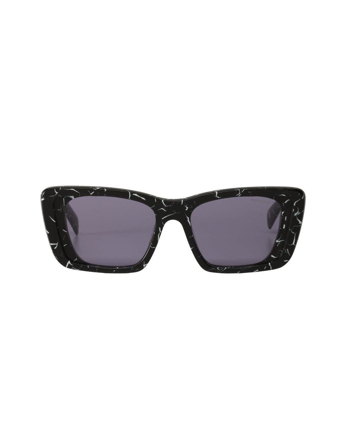 Prada - Oversized rectangular Marble Violet