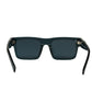 Prada - Square Shape Crystal Blue