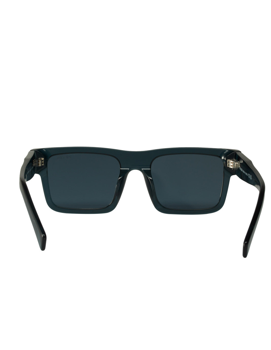 Prada - Square Shape Crystal Blue