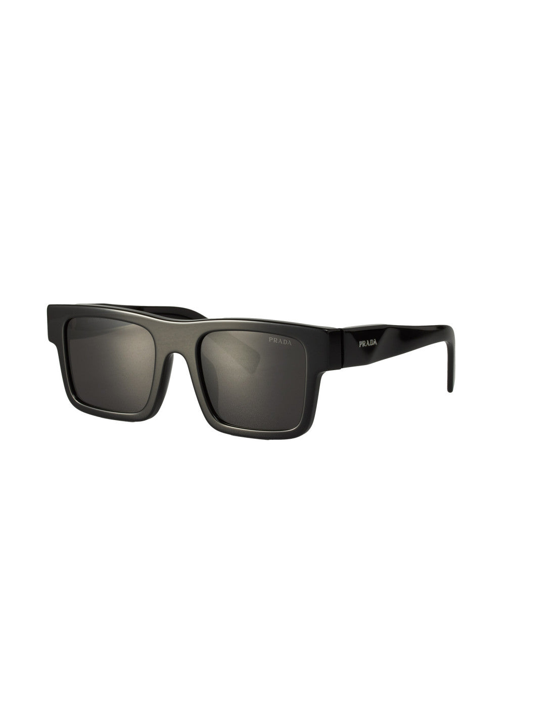 Prada - Square Shape Black Silver