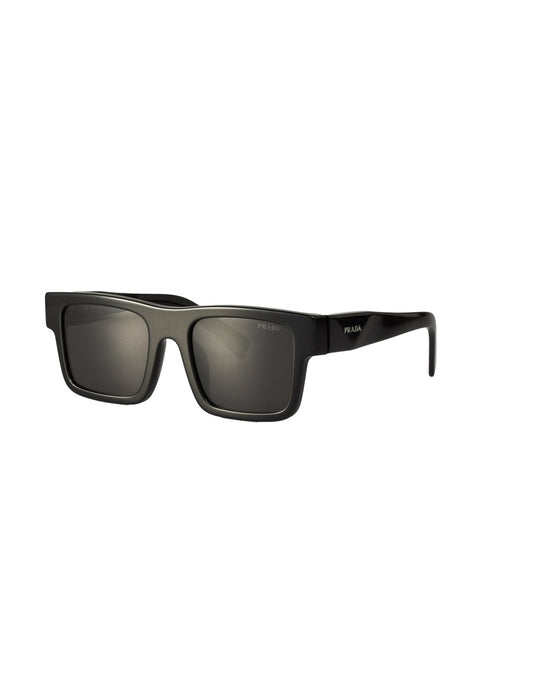 Prada - Square Shape Black Silver