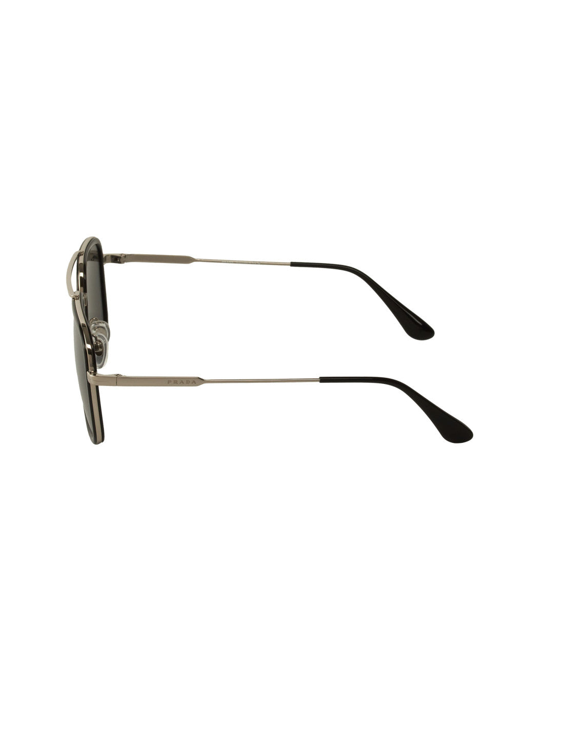 Prada - Aviator Square Black Silver