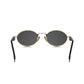 Prada - Oval Shape Pale Gold Dark Grey