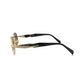 Prada - Oval Shape Pale Gold Dark Grey