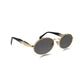 Prada - Oval Shape Pale Gold Dark Grey
