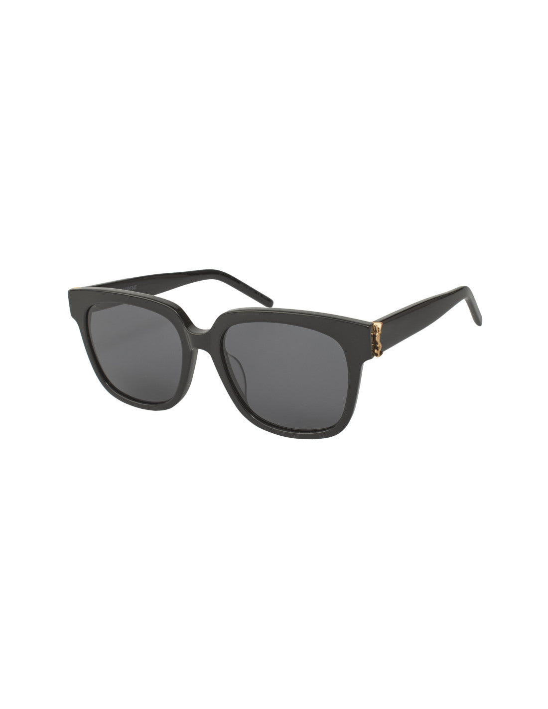 SAINT LAURENT - Square Shape Shiny Black
